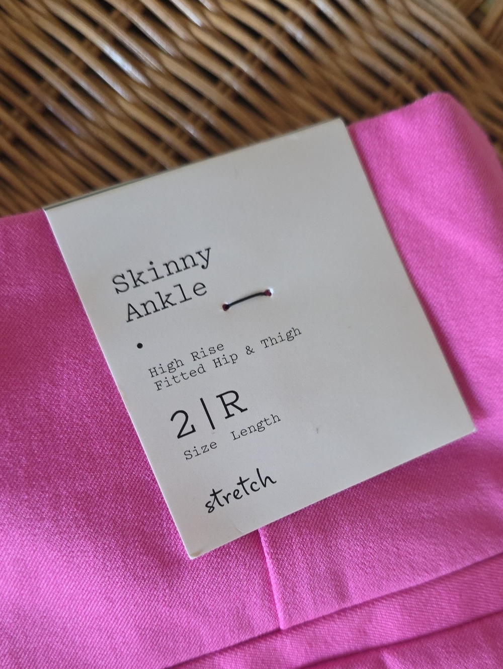 a new day Bright Pink Skinny Ankle Pants - Picture 3 of 3
